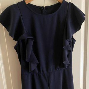 Women’s Small Navy Blue Jumpsuit Romper